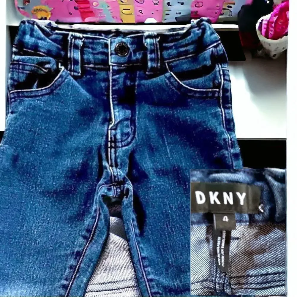 DKNY l Little Girl’s Jeans l Pockets l 4T l EUC